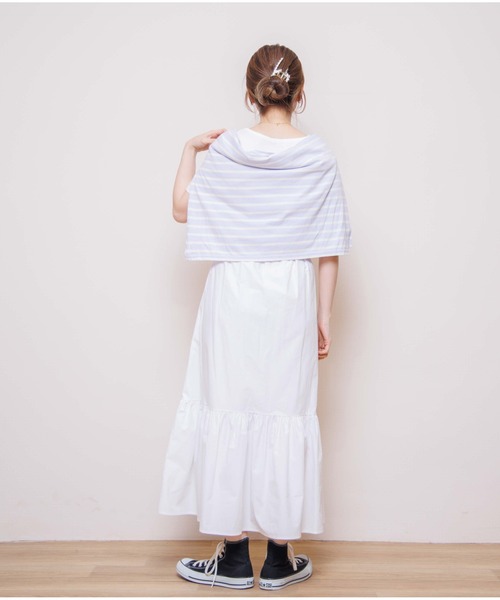 flower（フラワー）の「タックギャザースカート（スカート・レディース・ホワイト/アイボリー・FREE）」の15枚目の写真