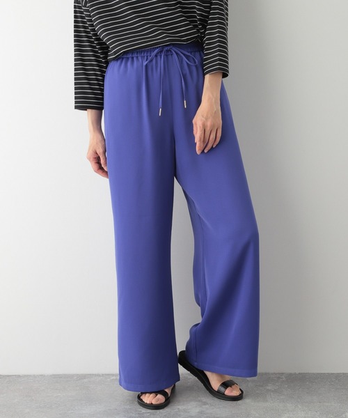 LEPSIM（レプシィム）の「イージーワイドパンツ　272104（その他パンツ・レディース・ブラック/カーキ/オレンジ/ブルー・FREE）」の3枚目の写真