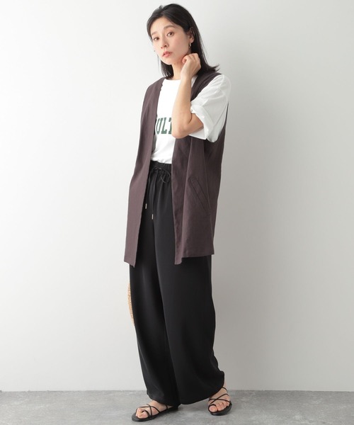 LEPSIM（レプシィム）の「イージーワイドパンツ　272104（その他パンツ・レディース・ブラック/カーキ/オレンジ/ブルー・FREE）」の11枚目の写真