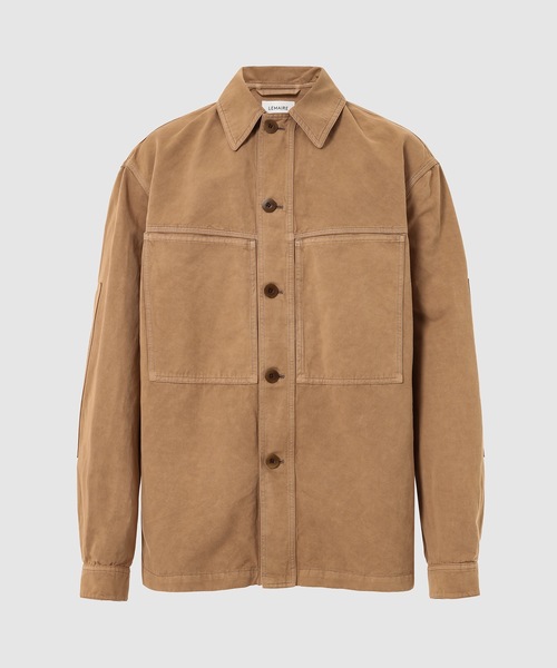 LEMAIRE（ルメール）の「WORKWEAR OVERSHIRT（シャツ/ブラウス・メンズ・ブラウン系その他/ベージュ/ブラック・46/48）」の3枚目の写真