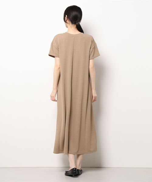 ぽこぽこカットソーフレアワンピース