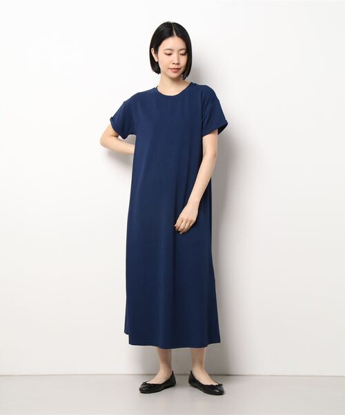 ぽこぽこカットソーフレアワンピース