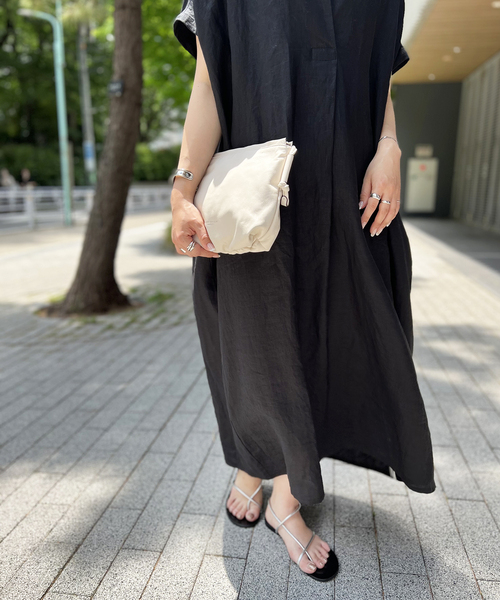 GIANNI CHIARINI（ジャンニ キアリーニ）の「【GIANNI CHIARINI/ジャン二 キアリー二】 LAMU：ショルダーバッグ（ショルダーバッグ・レディース・ブラック/ホワイト×ホワイト・FREE）」の3枚目の写真