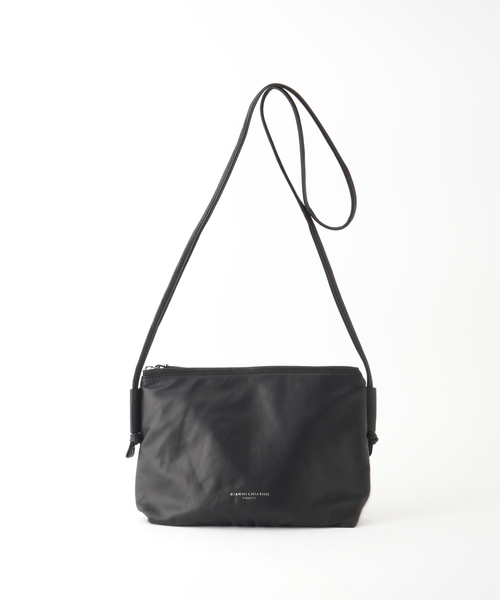 GIANNI CHIARINI（ジャンニ キアリーニ）の「【GIANNI CHIARINI/ジャン二 キアリー二】 LAMU：ショルダーバッグ（ショルダーバッグ・レディース・ブラック/ホワイト×ホワイト・FREE）」の4枚目の写真