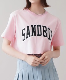 SPINNS | SANBOYフロントロゴ ショート丈Tシャツ(Tシャツ/カットソー)