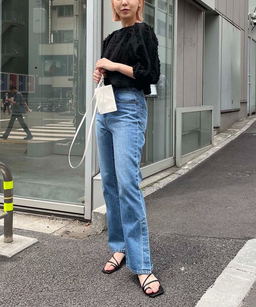 CAPRICIEUX LE'MAGE（カプリシューレマージュ）の「フリンジブラウス（シャツ/ブラウス・レディース・ホワイト/ブラック・FREE）」の10枚目の写真