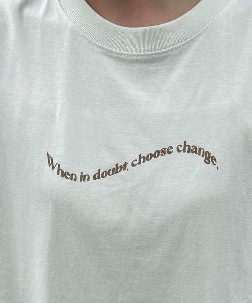 byYOUANCE（バイユアンス）の「SZK×byYOUANCEプリントTシャツ（Tシャツ/カットソー・レディース・グリーン系その他/ライトピンク/ホワイト/サックスブルー・FREE）」の17枚目の写真