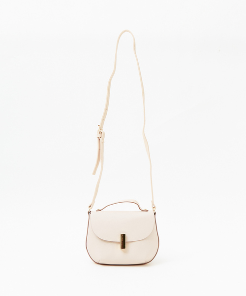 Abahouse Devinette（ドゥヴィネット）の「【mieux un】フェイクレザーミニショルダーバッグ（ショルダーバッグ・レディース・グリーン/キャメル/ブラック/アイボリー・フリー）」の2枚目の写真