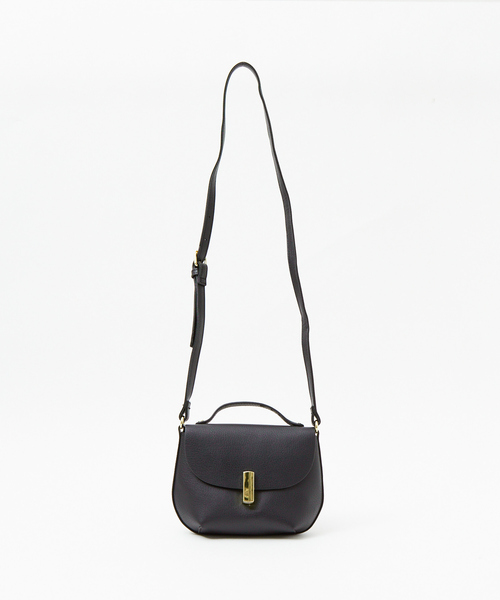 Abahouse Devinette（ドゥヴィネット）の「【mieux un】フェイクレザーミニショルダーバッグ（ショルダーバッグ・レディース・グリーン/キャメル/ブラック/アイボリー・フリー）」の3枚目の写真