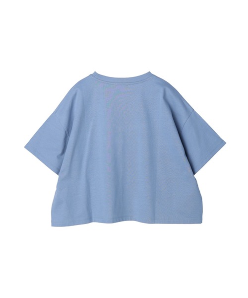 earth music&ecology(アースミュージックアンドエコロジー)の「yummy ショートTシャツ(Tシャツ/カットソー・レディース・チャコールグレー/オフホワイト/サックスブルー/ラベンダー・FREE)」の22枚目の写真