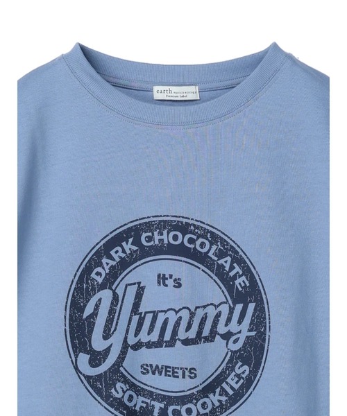 earth music&ecology(アースミュージックアンドエコロジー)の「yummy ショートTシャツ(Tシャツ/カットソー・レディース・チャコールグレー/オフホワイト/サックスブルー/ラベンダー・FREE)」の18枚目の写真