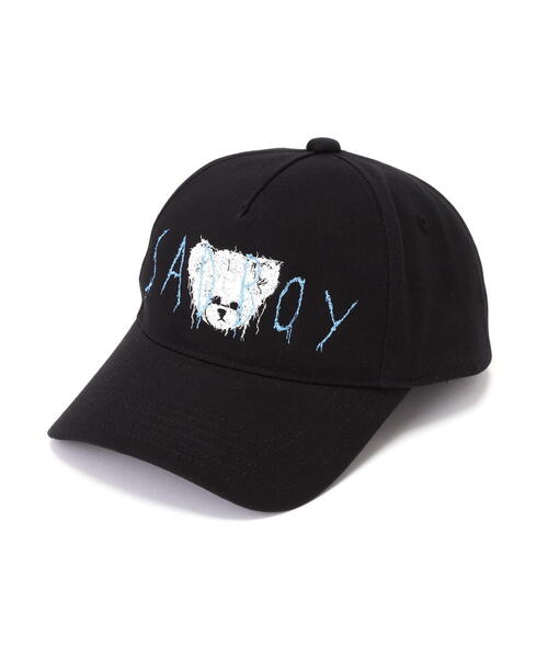 AZS TOKYO(アザストーキョー)の「AZS TOKYO/アザストーキョー/SAD BOY CAP(キャップ・レディース・ブラック・F)」の3枚目の写真