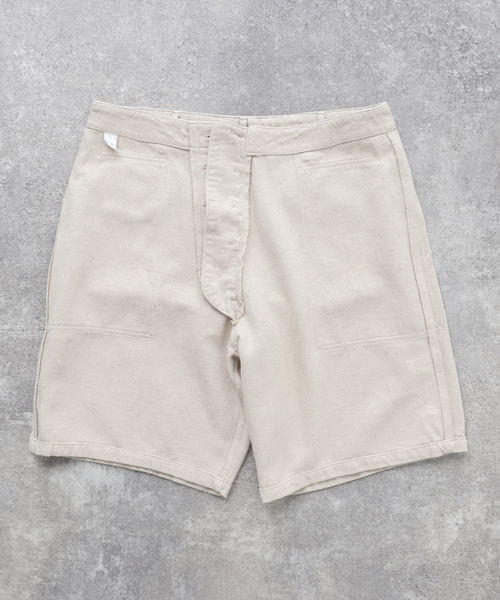 JOURNAL STANDARD J.S HOMESTEAD(ジャーナルスタンダードホームステッド)の「【J.S Homestead】リネン ウール ベイカー ショーツ(その他パンツ・メンズ・アイボリー・LARGE/MEDIUM)」の3枚目の写真