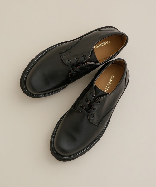 CAMINANDO(カミナンド)の「CAMINANDO/LACE UP DERBYS(その他シューズ・レディース・ブラック/グレー・36/37/38)」の2枚目の写真
