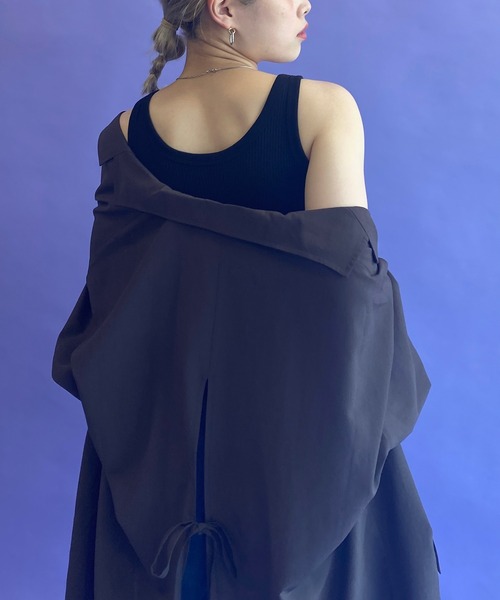 w closet（ダブルクローゼット）の「【2WAY】アメリカンスリーブタンクトップ（タンクトップ・レディース・ブラック/アイボリー/ラベンダー・FREE）」の20枚目の写真