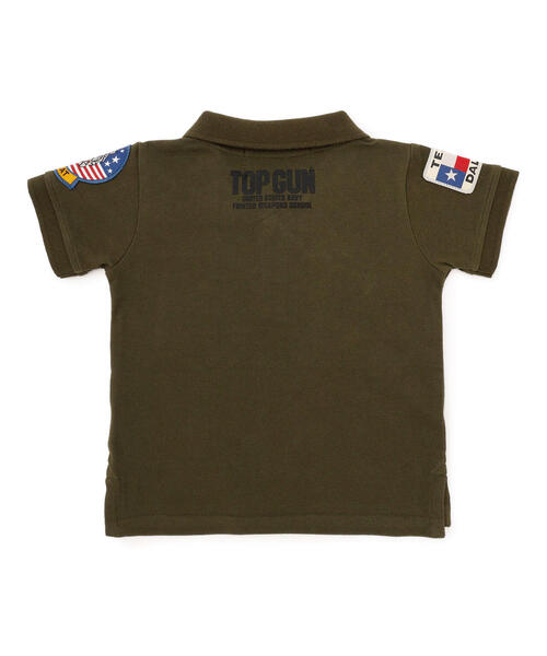 AVIREX（アヴィレックス）の「【KIDS/キッズ】トップガン ポロシャツ/TOP GUN POLO SHIRT/アヴィレックス/AVIREX（ポロシャツ・キッズ・ネイビー/オレンジ/オリーブ系・M/L/S）」の2枚目の写真