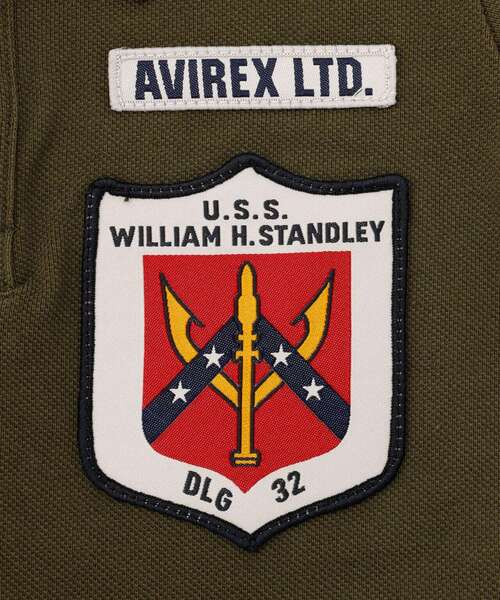 AVIREX（アヴィレックス）の「【KIDS/キッズ】トップガン ポロシャツ/TOP GUN POLO SHIRT/アヴィレックス/AVIREX（ポロシャツ・キッズ・ネイビー/オレンジ/オリーブ系・M/L/S）」の9枚目の写真