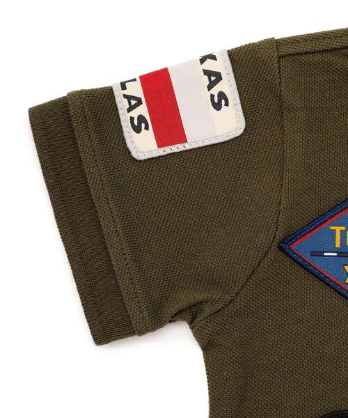 AVIREX（アヴィレックス）の「【KIDS/キッズ】トップガン ポロシャツ/TOP GUN POLO SHIRT/アヴィレックス/AVIREX（ポロシャツ・キッズ・ネイビー/オレンジ/オリーブ系・M/L/S）」の11枚目の写真
