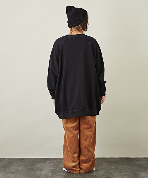 CUBE SUGAR（キューブシュガー）の「WEB限定スウェット配色ステッチ長袖カーディガン（カーディガン/ボレロ・レディース・パープル/ブラック/グレイッシュベージュ・M）」の14枚目の写真