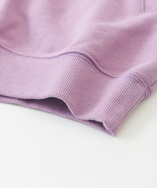 CUBE SUGAR（キューブシュガー）の「WEB限定スウェット配色ステッチ長袖カーディガン（カーディガン/ボレロ・レディース・パープル/ブラック/グレイッシュベージュ・M）」の11枚目の写真