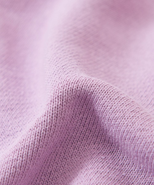 CUBE SUGAR（キューブシュガー）の「WEB限定スウェット配色ステッチ長袖カーディガン（カーディガン/ボレロ・レディース・パープル/ブラック/グレイッシュベージュ・M）」の5枚目の写真