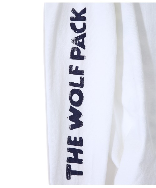 WP（ダブリューピー）の「WP / ダブリューピー：WP×CAMBER SCRATCH L/Tee：WP07-T123[WAX]（Tシャツ/カットソー・メンズ・ホワイト×ネイビー・XL/L/XXL/M）」の3枚目の写真