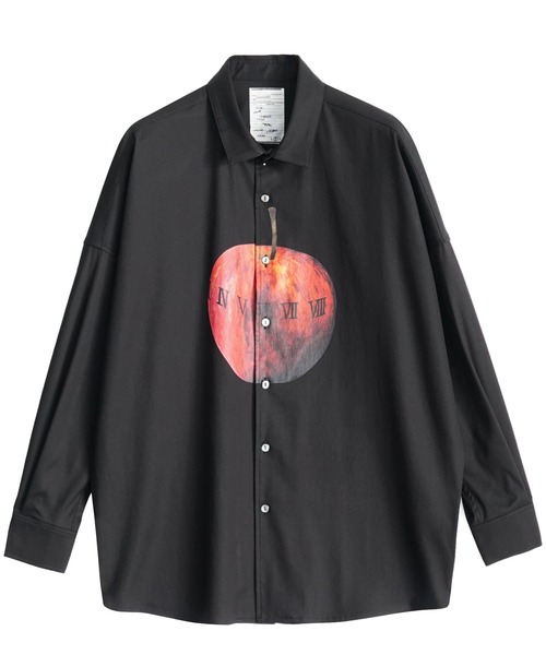 SHAREEF（シャリーフ）の「"APPLE"  L/S SHIRTS（シャツ/ブラウス・メンズ・ホワイト/ブラック/ネイビー・1/2/3）」の4枚目の写真