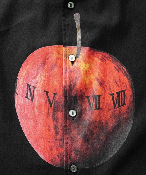 SHAREEF（シャリーフ）の「"APPLE"  L/S SHIRTS（シャツ/ブラウス・メンズ・ホワイト/ブラック/ネイビー・1/2/3）」の6枚目の写真
