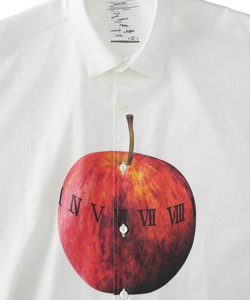 SHAREEF（シャリーフ）の「"APPLE"  L/S SHIRTS（シャツ/ブラウス・メンズ・ホワイト/ブラック/ネイビー・1/2/3）」の10枚目の写真