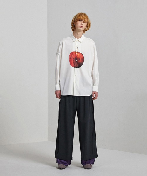 SHAREEF（シャリーフ）の「"APPLE"  L/S SHIRTS（シャツ/ブラウス・メンズ・ホワイト/ブラック/ネイビー・1/2/3）」の19枚目の写真