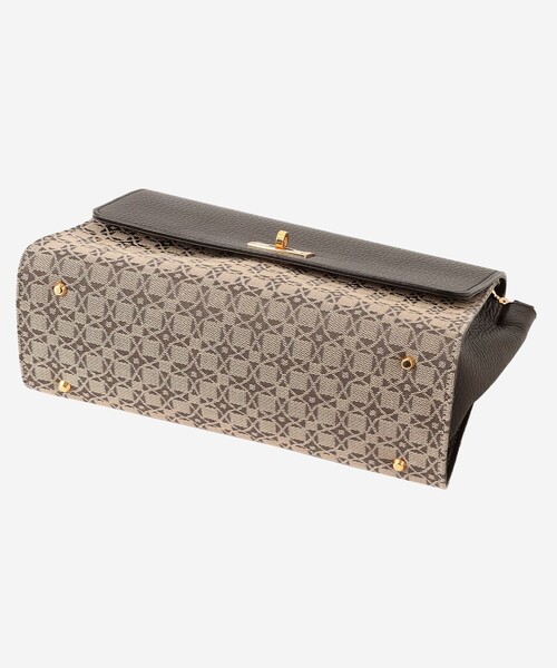 MACKINTOSH LONDON（マッキントッシュ ロンドン）の「アンドリュージャカードフラップバッグ（ショルダーバッグ・レディース・ブラウン系その他4・FREE）」の3枚目の写真