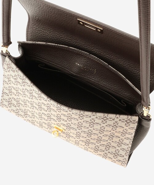 MACKINTOSH LONDON（マッキントッシュ ロンドン）の「アンドリュージャカードフラップバッグ（ショルダーバッグ・レディース・ブラウン系その他4・FREE）」の2枚目の写真