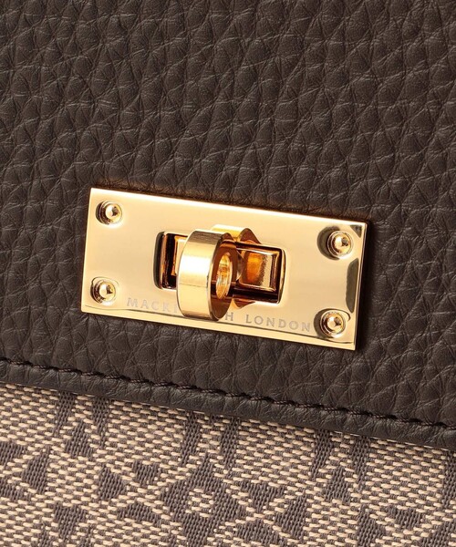 MACKINTOSH LONDON（マッキントッシュ ロンドン）の「アンドリュージャカードフラップバッグ（ショルダーバッグ・レディース・ブラウン系その他4・FREE）」の11枚目の写真