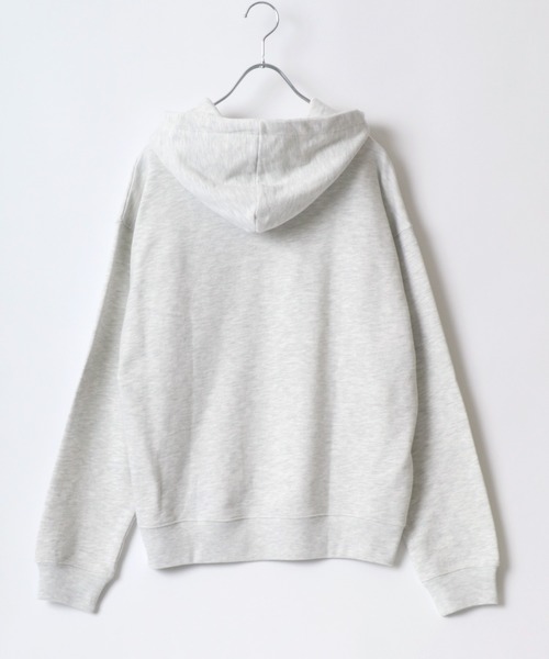 CONVERSE(コンバース)の「CONVERSE/コンバース ワンポイント刺繍 フード切替 スウェット プルパーカー フーディー レディース メンズ トレーナー トップス(パーカー・レディース・ブラック/ダークグリーン/グリーン系その他/ブルー系その他/ブラウン系その他/ベージュ系その他/オフホワイト/オートミール・LL/M/L)」の10枚目の写真