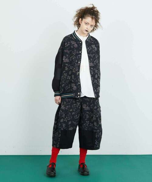 FRAPBOIS(フラボア)の「ガーデン パンツ(その他パンツ・レディース・ブラック/ボルドー・1/0)」の13枚目の写真