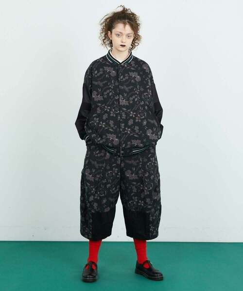 FRAPBOIS(フラボア)の「ガーデン パンツ(その他パンツ・レディース・ブラック/ボルドー・1/0)」の6枚目の写真