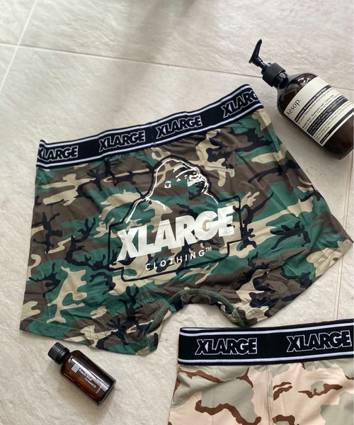 XLARGE(エクストララージ)の「XLARGE / 総柄カモ アンダーウェア / 70045600(ボクサーパンツ・メンズ・カモフラージュ/ベージュ・LARGE/X-LARGE/MEDIUM)」の2枚目の写真