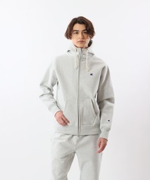 【Champion/チャンピオン】メンズ リバースウィーブ(R) ジップフーデッドスウェットシャツ