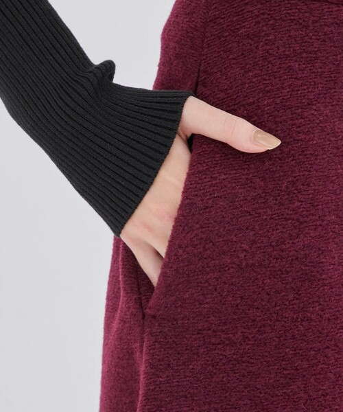 CITY TOKYO（シティトウキョウ）の「トラベルウールワイドヘムスカート（スカート・レディース・レッド/ネイビー・1/2）」の11枚目の写真