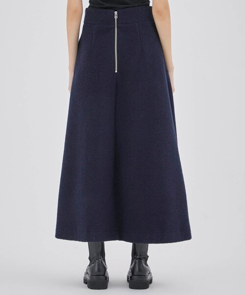 CITY TOKYO（シティトウキョウ）の「トラベルウールワイドヘムスカート（スカート・レディース・レッド/ネイビー・1/2）」の20枚目の写真