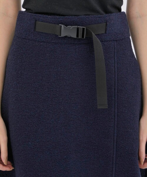 CITY TOKYO（シティトウキョウ）の「トラベルウールワイドヘムスカート（スカート・レディース・レッド/ネイビー・1/2）」の21枚目の写真