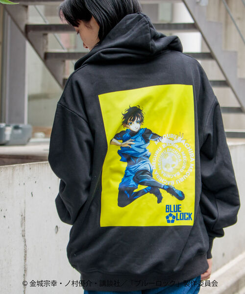 GLOSTER（グロスター）の「【BLUELOCK/ブルーロック】バックプリントパーカー（パーカー・メンズ・ブラック系その他/ブラック系その他2/ブラック系その他3/ブラック系その他4・M/L）」の3枚目の写真