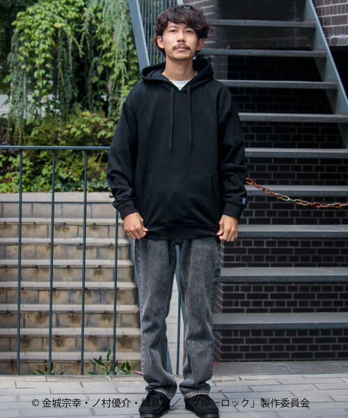 GLOSTER（グロスター）の「【BLUELOCK/ブルーロック】バックプリントパーカー（パーカー・メンズ・ブラック系その他/ブラック系その他2/ブラック系その他3/ブラック系その他4・M/L）」の5枚目の写真