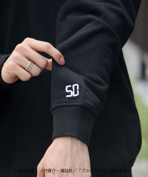 GLOSTER（グロスター）の「【BLUELOCK/ブルーロック】バックプリントパーカー（パーカー・メンズ・ブラック系その他/ブラック系その他2/ブラック系その他3/ブラック系その他4・M/L）」の10枚目の写真