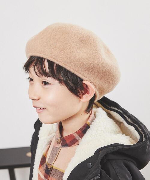 coen（コーエン）の「バスクベレー帽（ハンチング/ベレー帽・キッズ・ブラック/ベージュ・FREE）」の12枚目の写真