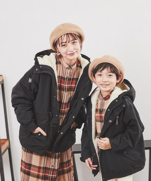 coen（コーエン）の「バスクベレー帽（ハンチング/ベレー帽・キッズ・ブラック/ベージュ・FREE）」の15枚目の写真