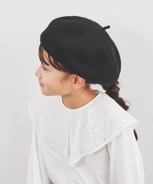 coen（コーエン）の「バスクベレー帽（ハンチング/ベレー帽・キッズ・ブラック/ベージュ・FREE）」の16枚目の写真