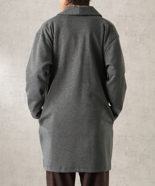 ポンチ素材 無地トッパーショールカーディガン（カーディガン/ボレロ