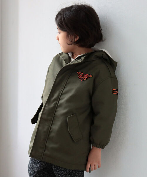 B:MING by BEAMS(ビーミングバイビームス)の「B:MING by BEAMS / ミリタリー フード コート(100~140cm)(ミリタリージャケット・キッズ・ベージュ/オリーブ・100/110/120/130/140)」の18枚目の写真
