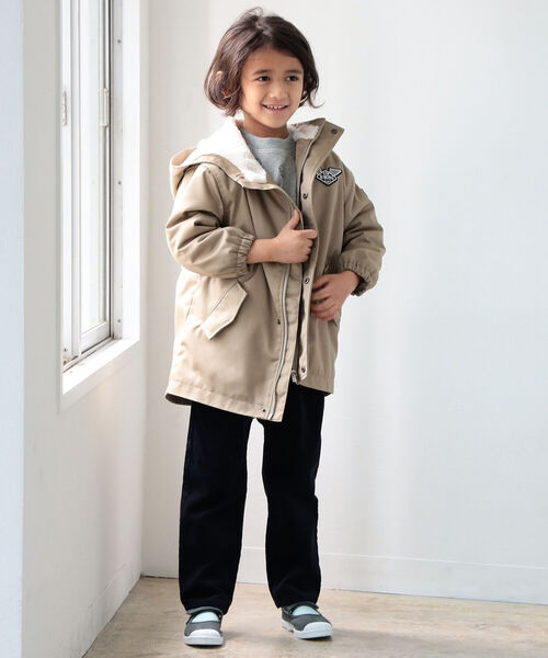 B:MING by BEAMS(ビーミングバイビームス)の「B:MING by BEAMS / ミリタリー フード コート(100~140cm)(ミリタリージャケット・キッズ・ベージュ/オリーブ・100/110/120/130/140)」の11枚目の写真